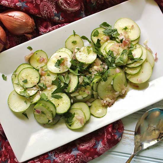 Cucumber Shallot Salad