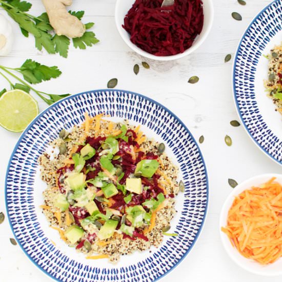 Rainbow Quinoa Buddha Bowl