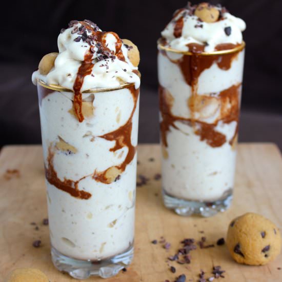 Vegan PB Cookie Dough Blizzards