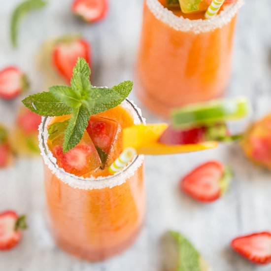 Strawberry Mango Agua Fresca