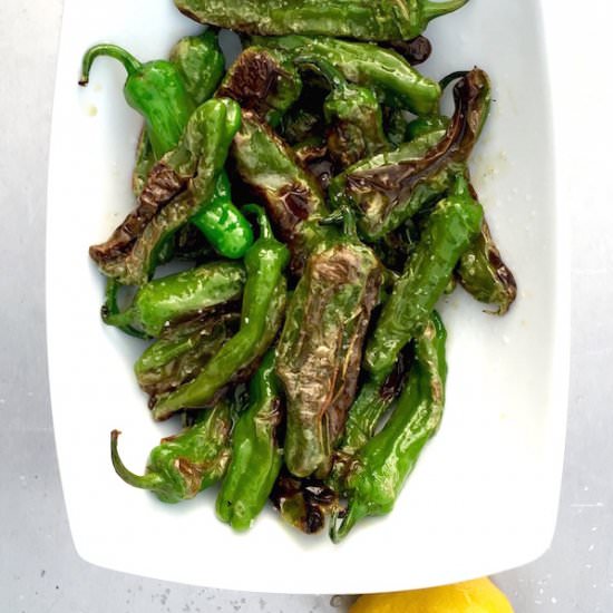 Blistered Shishito Peppers