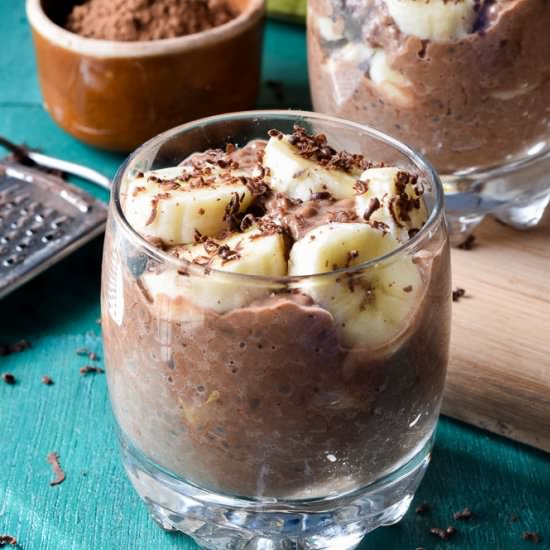 Vegan Chocolate Chia Seed Pudding
