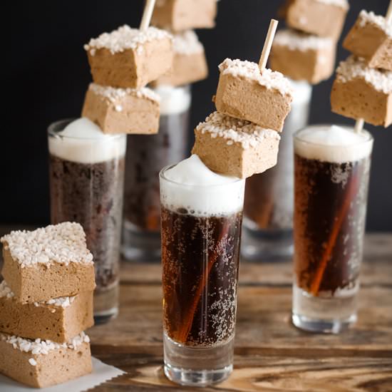 Root Beer Float Marshmallows