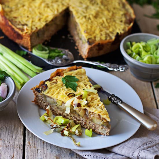 Leek and Onion Tart