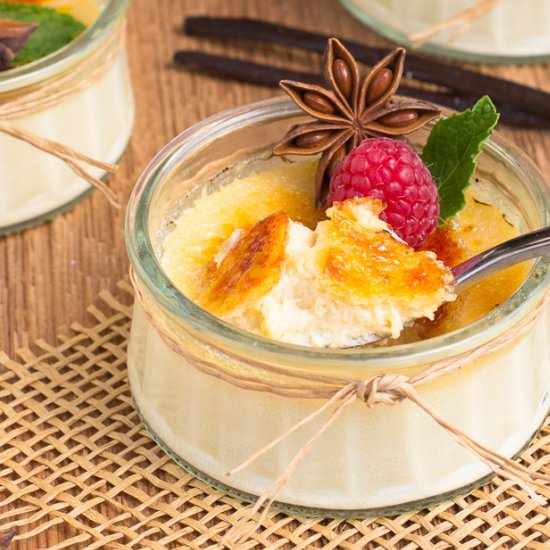 Maple Syrup Creme Brulee
