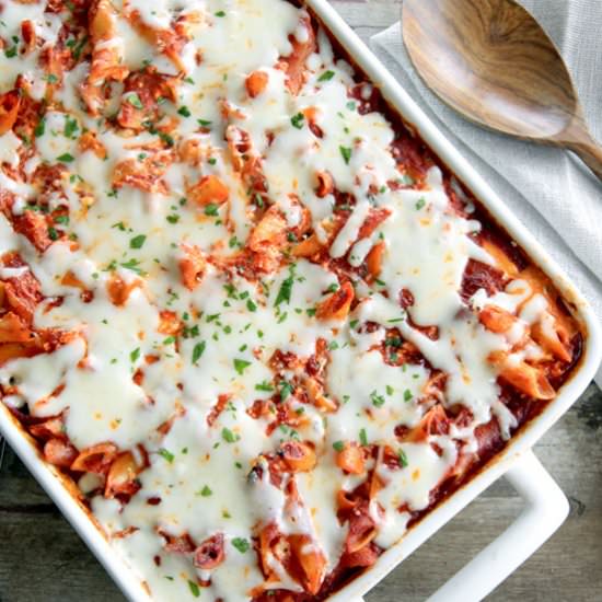 Cheesy Baked Ziti