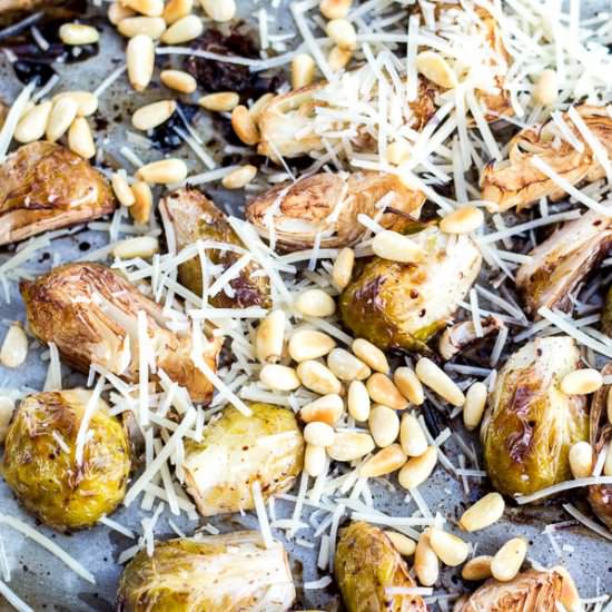 Balsamic Roasted Brussels Sprouts