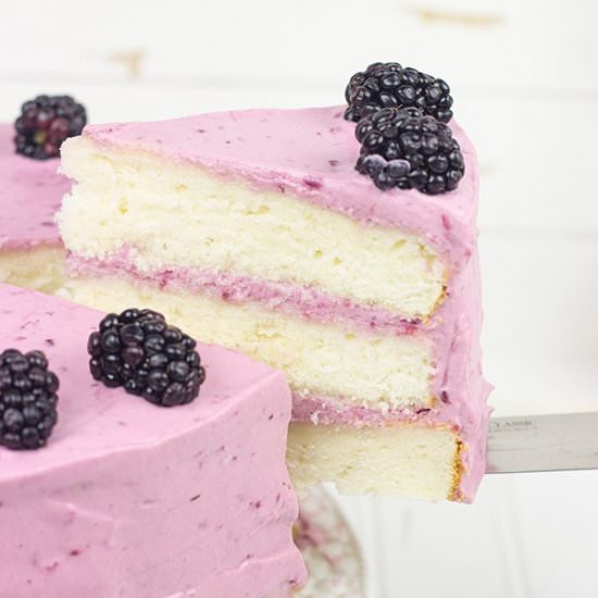 Fresh Blackberry Cake