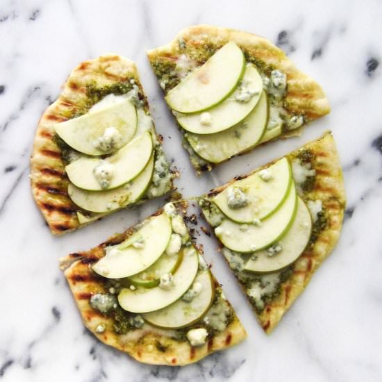Apple and Blue Cheese Flatbread