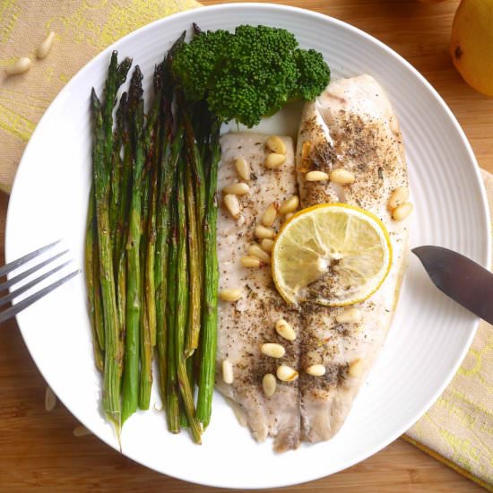 Lemon Tilapia and Asparagus