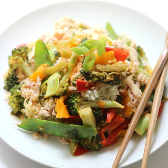 Tuna Thai Red Curry