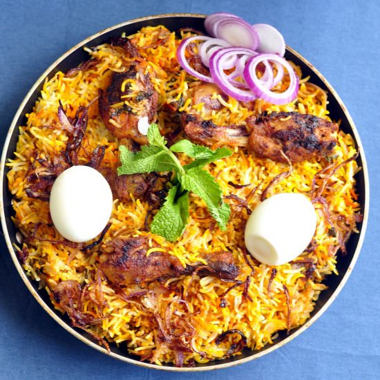 Chicken Briyani Pakistani Style