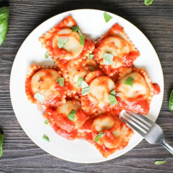 Freezer Friendly Vegan Ravioli