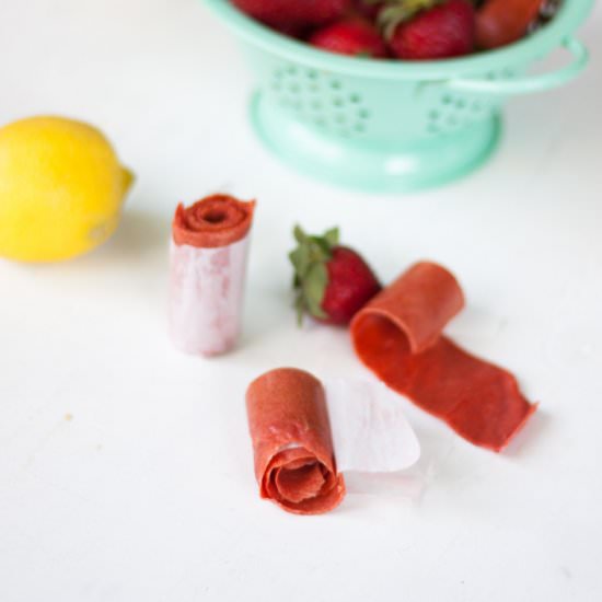 Strawberry Lemonade Fruit Leather