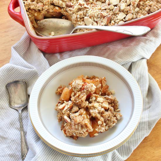 Apple, Pear and Almond Crumble | GF