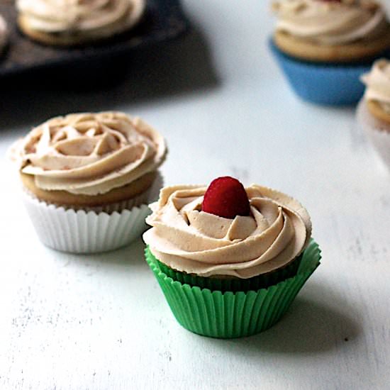 Filled Peanut Butter Cupcakes