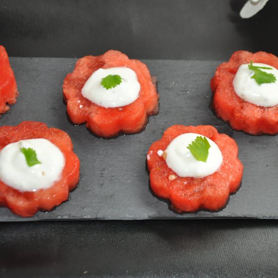 Watermelon Canapes