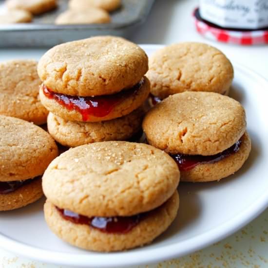 Peanut Butter & Jelly Cookies