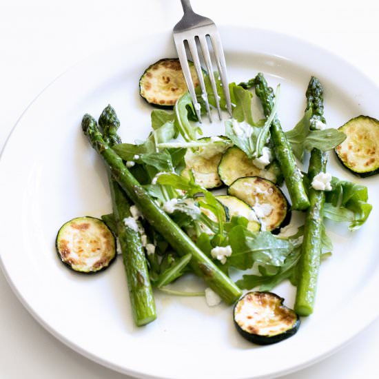 Asparagus & Goat Cheese Salad