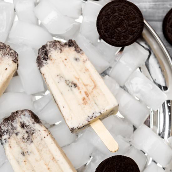 Oreo Popsicles