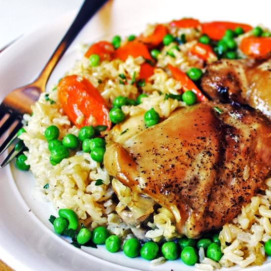 Chicken & Brown Rice Casserole