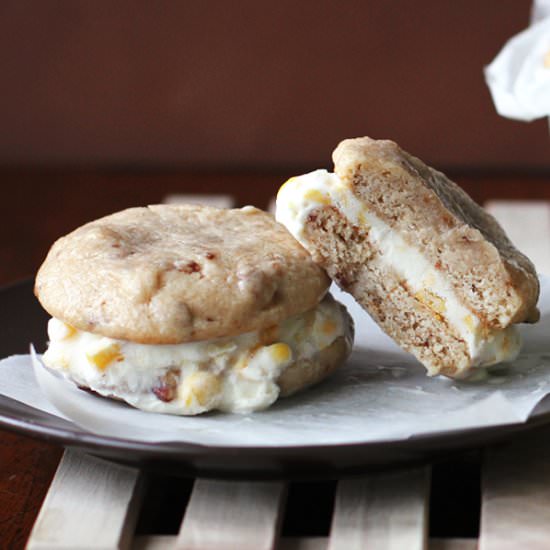 Bacon and Corn Ice Cream Sandwich