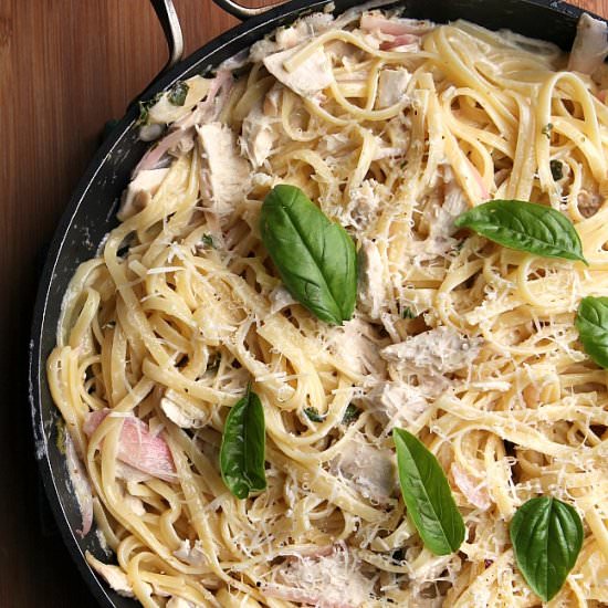Creamy Lemon Basil Pasta