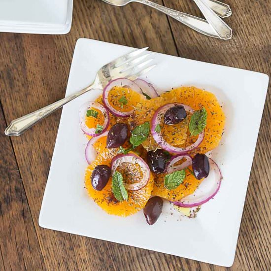 Turkish Orange and Onion Salad