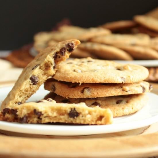 Coconut Oil Chocolate Chip Cookies