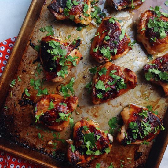 Roasted Tamarind Chicken Thighs