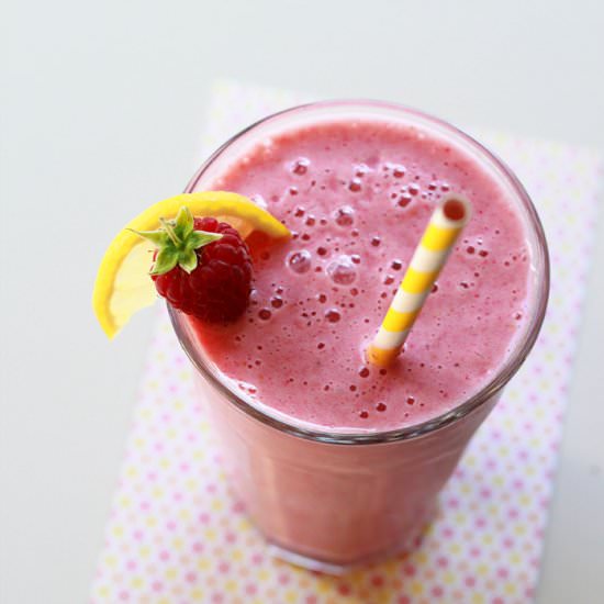 Raspberry Lemonade Smoothie