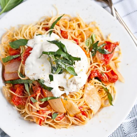 Roasted Tomato & Burrata Pasta