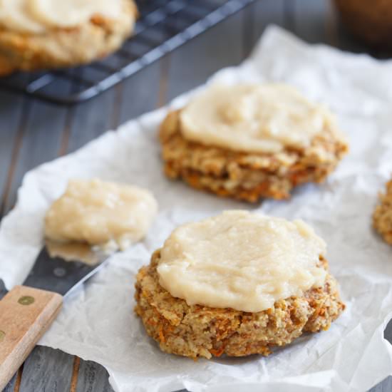 Paleo Carrot Cake Cookies