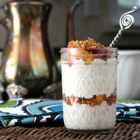 Peach Crisp Parfait