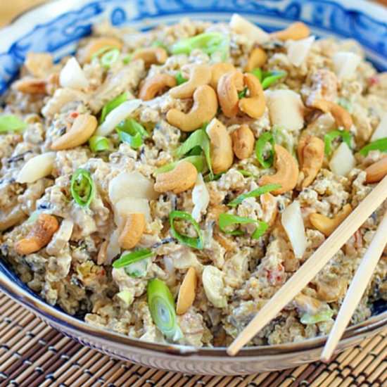 Asian Rice and Cashew Salad