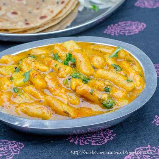 Aloo Gatte ki Sabji