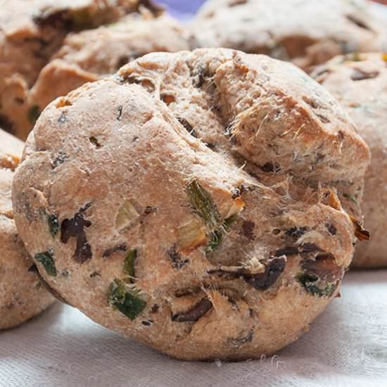 Bread Rolls with Mushrooms