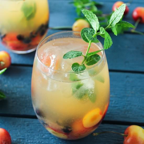 Cherry White Wine Sangria