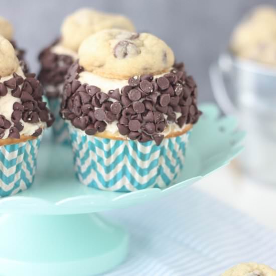 Ultimate Cookie Dough Cupcakes