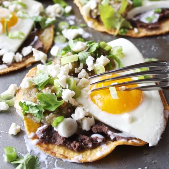 Huevos Rancheros with Salsa Verde
