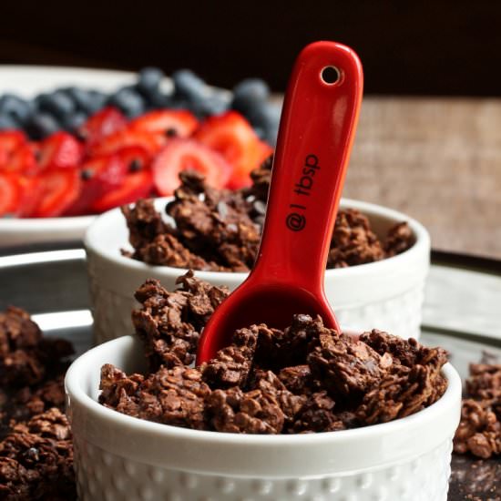 Double Chocolate Molasses Granola