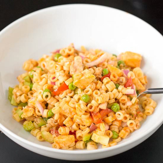 Ring Macaroni and Tuna Salad