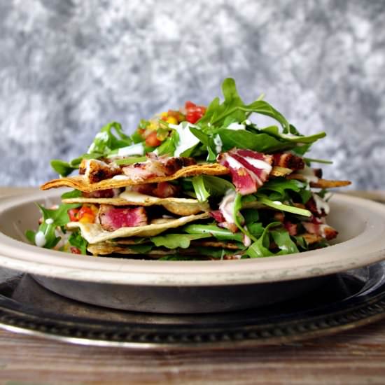 Tuna Tataki Nachos