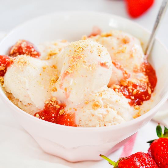 Strawberry Cheesecake Ice Cream
