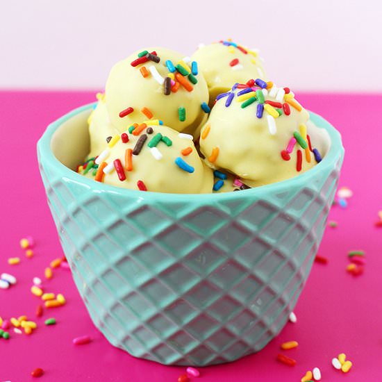 Birthday Cake Oreo Truffles