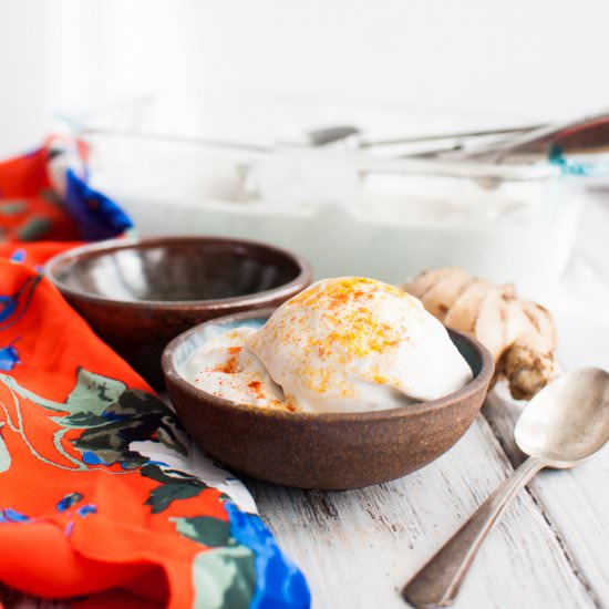 Lemongrass Ginger Coconut Ice Cream