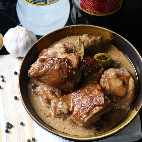 Chicken Adobo in Coconut Milk
