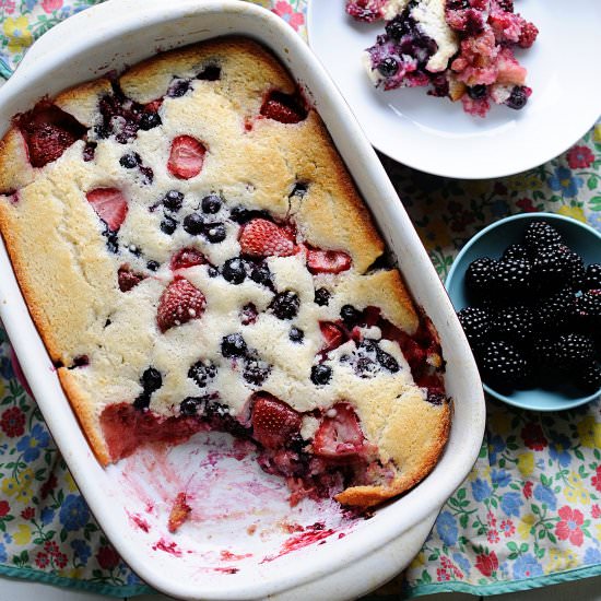 Easy Summer Fruit Cobbler