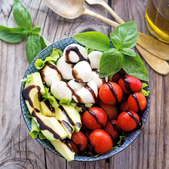 Avocado Caprese Salad