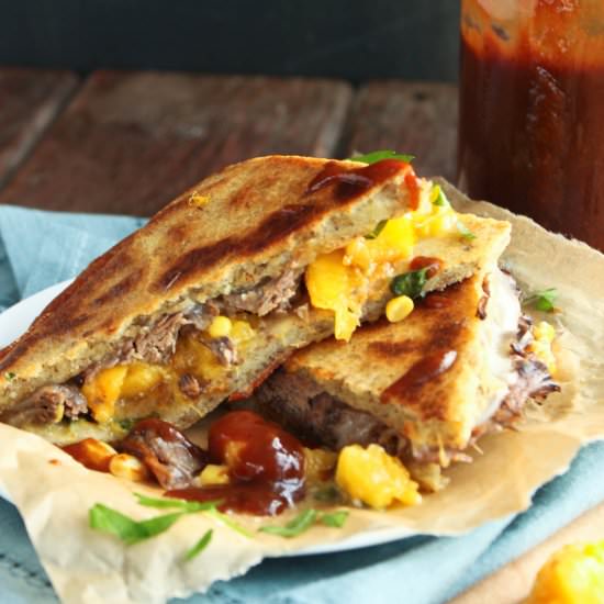 Peach & Short Rib Panini